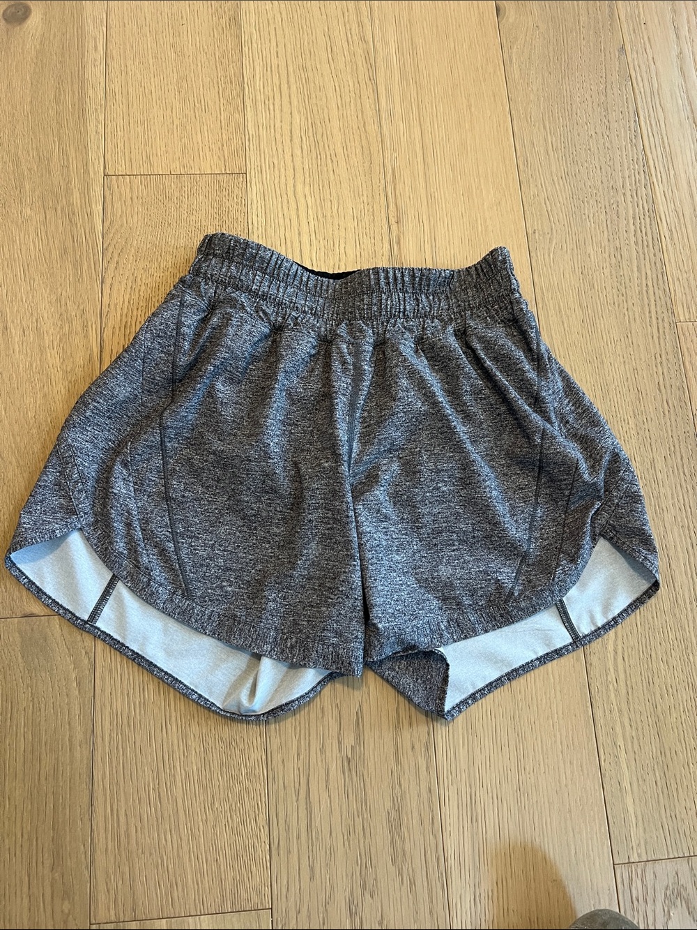 Lululemon size 4 shorts. grey 5” Lululemon tracker shorts.